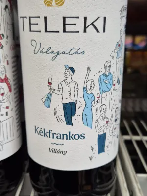 Csányi Pincészet Villányi Kékfrankos 2024 palackja