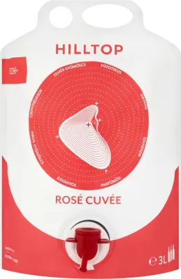 Hilltop Pincészet Bortarisznya Dunántúli Rosé Cuvée 2025 palackja