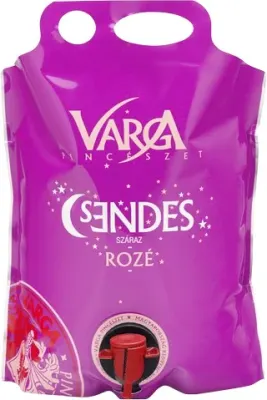 Varga Pincészet Csendes Rozé 3 l 2025 palackja