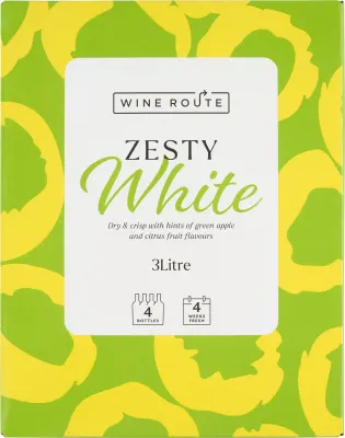 Wine Route Zesty palackja