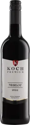 Koch Borászat Prémium Merlot 2024 palackja
