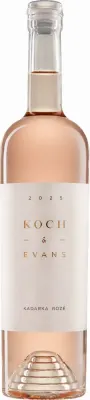 Koch Borászat Koch&Evans Kadarka Rozé 2025 palackja