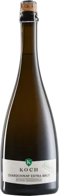 Koch Borászat Chardonnay Extra Brut Szűretlen 2023 palackja