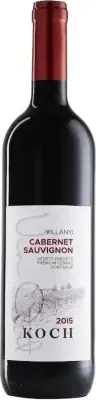 Koch Borászat Villányi Cabernet Sauvignon Prémium 2015 palackja