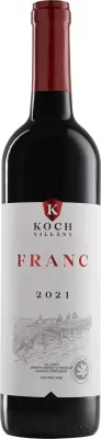 Koch Borászat Villányi Franc Prémium 2021 palackja