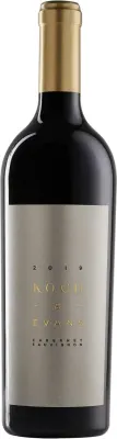 Koch Borászat Koch&Evans Villányi Cabernet Sauvignon 2019 palackja